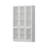 78.7'' H X 47'' W 5-Tier Bookcase With Glass Doors