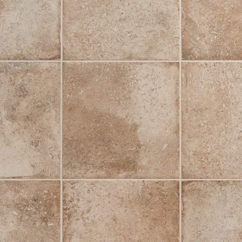 Alcazar 12" x 12" Porcelain Travertine Look Wall & Floor Tile, Delfi