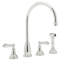 Georgian Era Double Handle Kitchen Faucet With Accessories-61047928-11066773