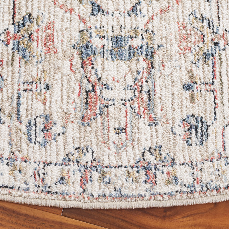 Vivaldi Performance Floral Rug, Round 6'7"