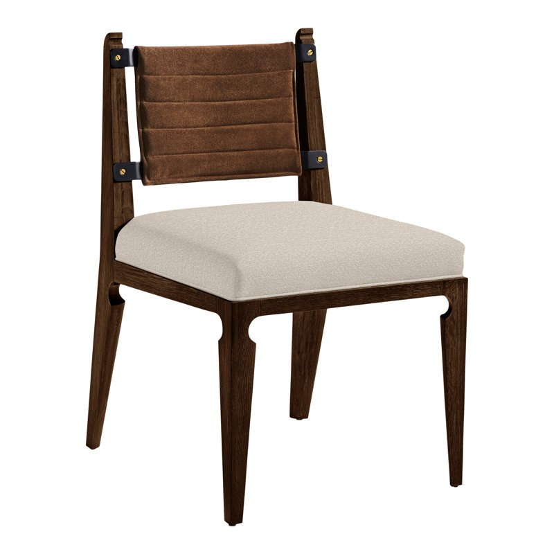 Thom Filicia Home Gifford Side Chair, Nadia Steam, Havana