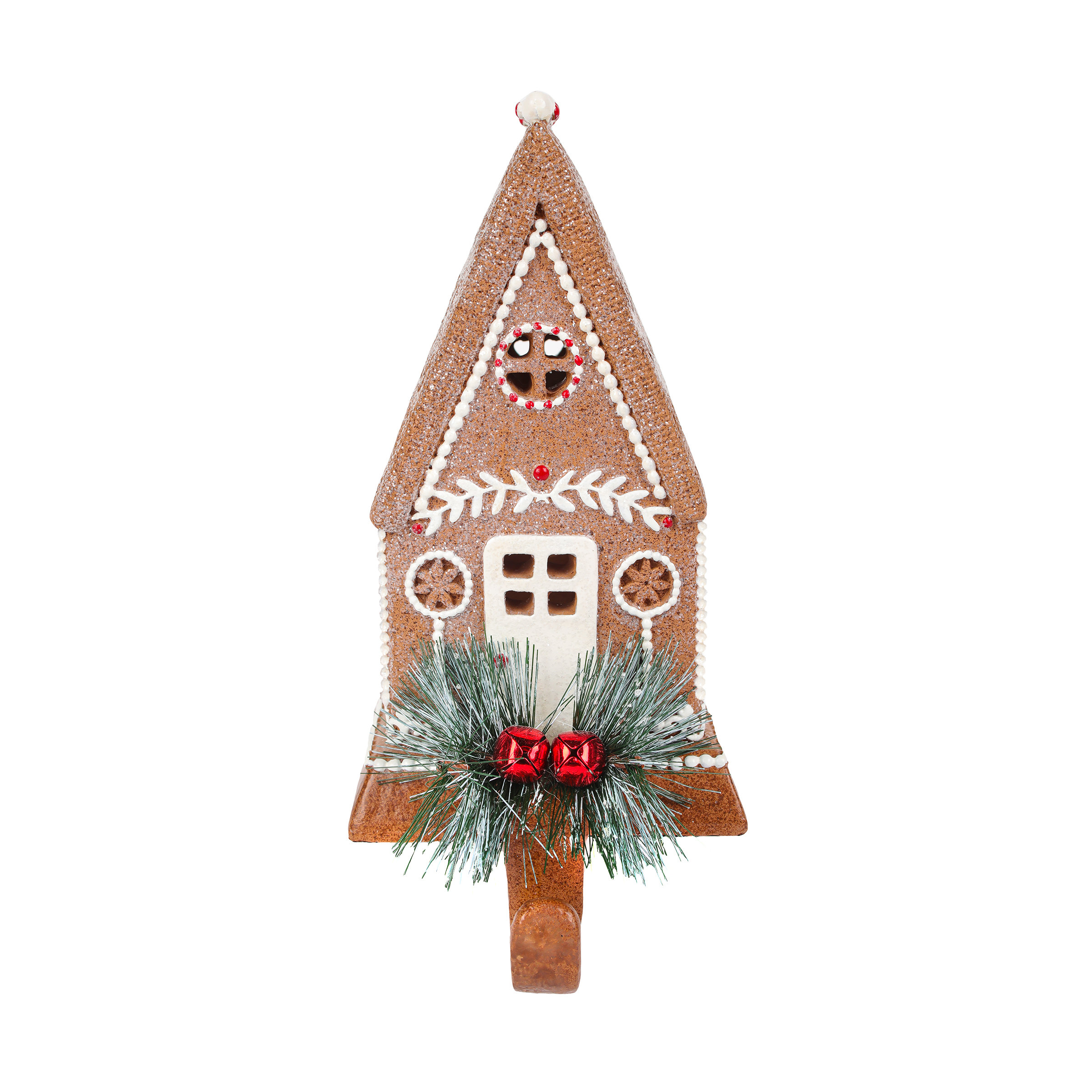 HGTV Home Collection Tall Peak Gingerbread House Stocking Holder Wayfair