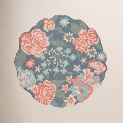 Dianella Jardin Hand Tufted Wool;Cotton Floral Indoor Rug