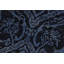 Tapis noir / bleu en laine noué à la main 3 pi 11 po x 5 pi 8 po Brayton Damask