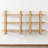 Solid Wood Floating Shelf with Adjustable Shelves-816792552