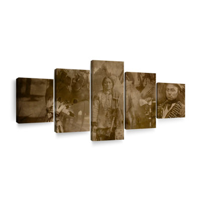 " Sepia Native Indians " by NativeHeritageArt 5 - Pieces
