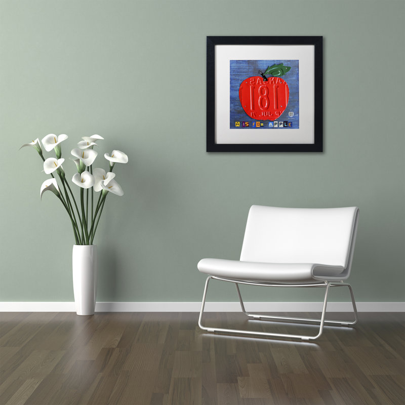 « apple children », toile encadrée Valarie, H 11 po x l 14 po x P 0,5 po