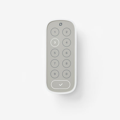 Level Keypad – Weatherproof, LED-Backlit Accessory for Keyless Entry with Any Level Lock or Bolt – White