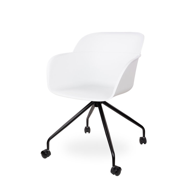 Koeninger 48cm H Armchair, Ivory White