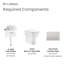 Cuvette de toilette Carre Back-To-Wall Carre-100354305