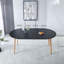 Table extensible, table à manger, table de bureau, table basse, pieds en bois, plateau en bois aggloméré-9342135