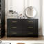 Bedroom Dresser With 6 Storage Drawers-306770903