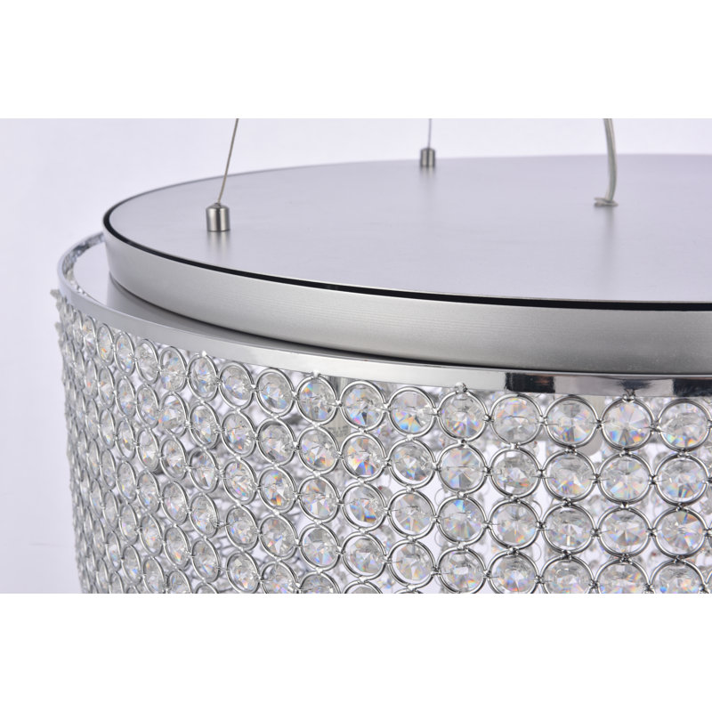 Anglesey 10 - Light Dimmable Drum Chandelier