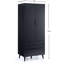 Heriberto 2 Door Solid Wood Wardrobe-62273764