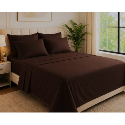 6-Piece Premium Deep Pockets Microfiber Sheet Set