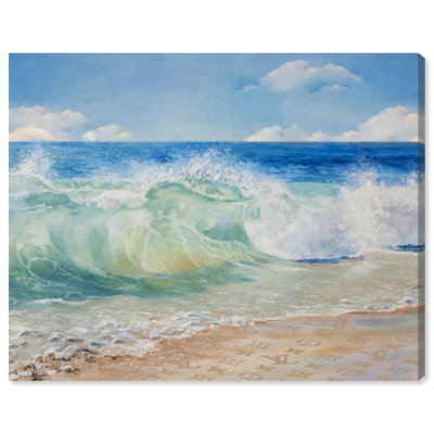 Luxury Beach Canvas Vintage Costal Wall Art by Art Remedy