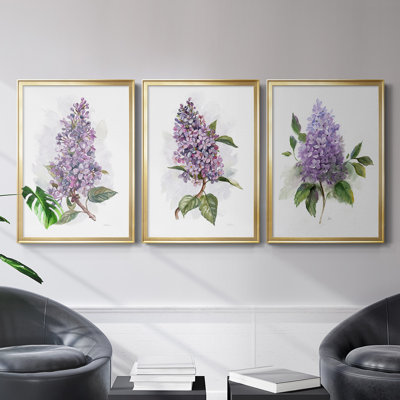 " Awash In Lilac I " 3 - Pieces