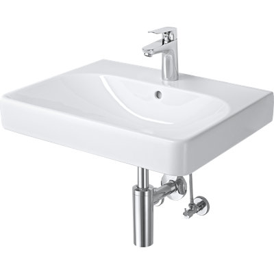 Smyle 60cm washbasin (square) with tap