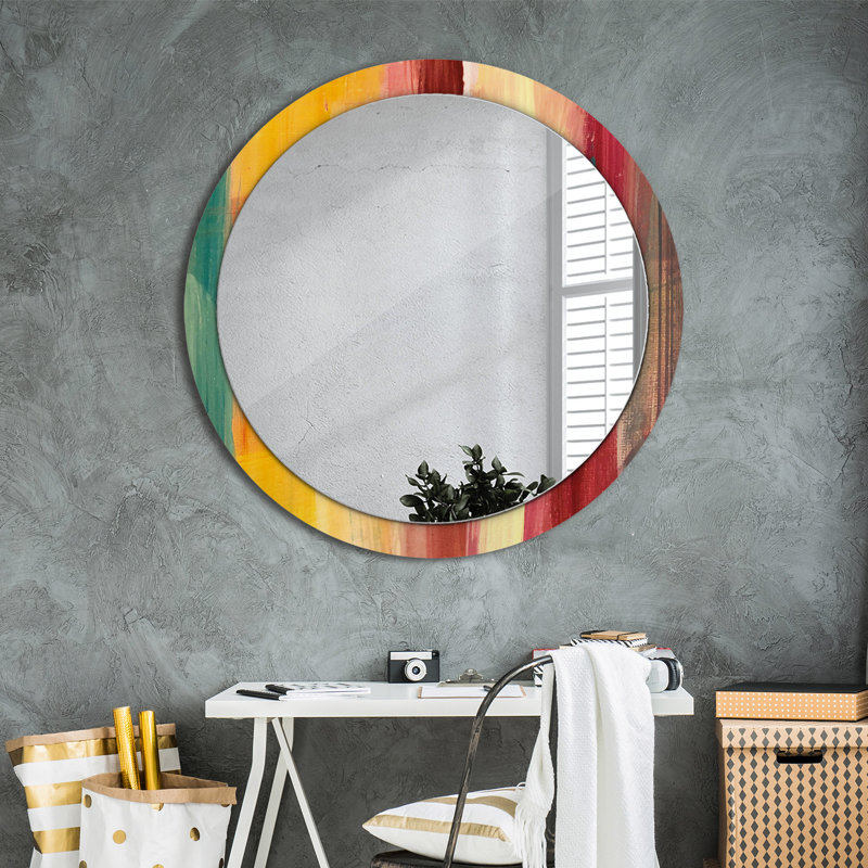 Huldar Glass Flat Wall Mirror