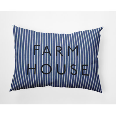 Outdoor Reversible Throw Pillow