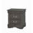 Louis Philippe dark gray bedside table-918553415