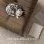 Pouf poire surdimensionné et confortable, fauteuil de coin foyer, canapé de sol relaxant, canapé ergonomique une place avec tissu doux pour salon et chambre, brun