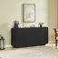 Buffet cannelé de 64,6 pouces avec 4 portes-134085774