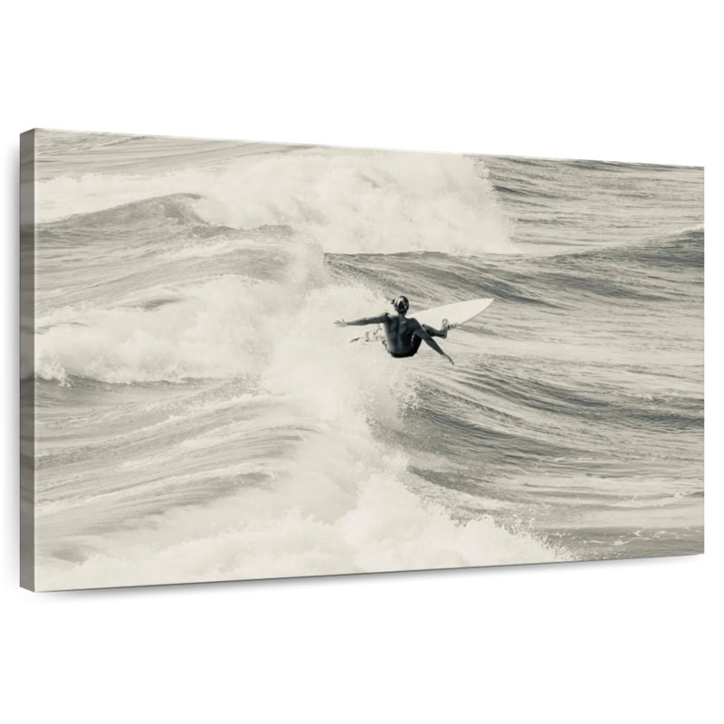 Senne surfeurs rétro, H 16 po x l 24 po