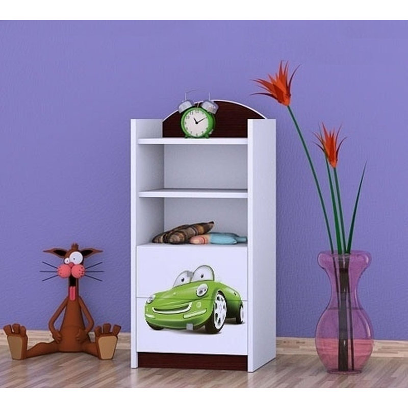 Arielle 96 cm H X 45 cm W Kids Cube Bookcase, Wenge