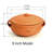 Ancient Cookware 1.5 Quarts Terracotta Round Braiser with Lid