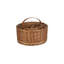 Wicker Garden Party Basket Drinks Carrier