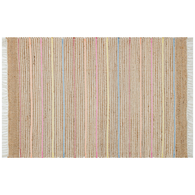 Hand Woven Hall Carpet, 2.6 x 9.8 ft, 100% Jute, Cream Color | No Pile, Flat Weave, 2.0 lbs/sq ft | Easy to Clean, Vacuum Friendly, Durable Design for Modern Entryways & Living Spaces