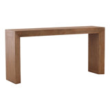 Sonya 65" Wide Solid Reclaimed Pine Console Table, Natural