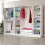 Regael 100% MELAMINE COATED PARTICLE BOARD Wardrobe