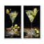«Dirty Martini Mirage Cocktail», ensemble de 2 reproductions d'art mural-102570167-102570169