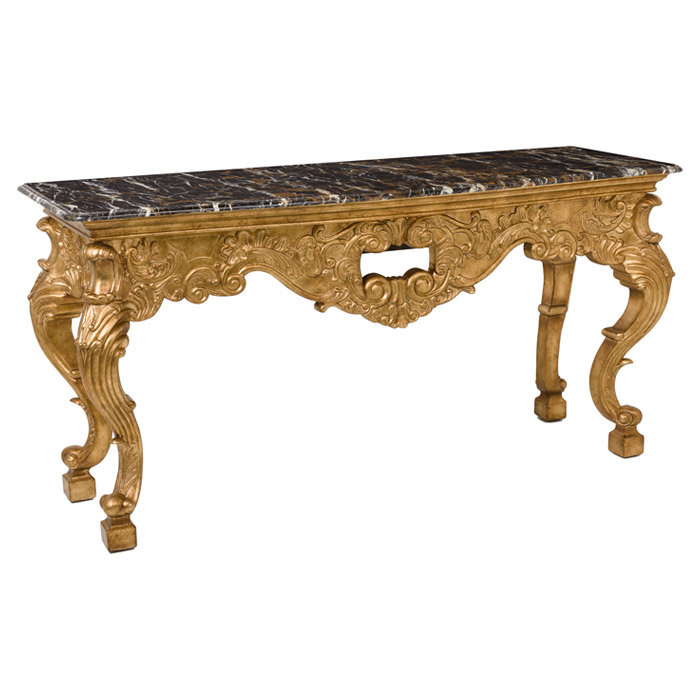 Table console en marbre isadore
