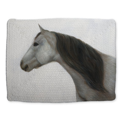 Napperon Winter Horse