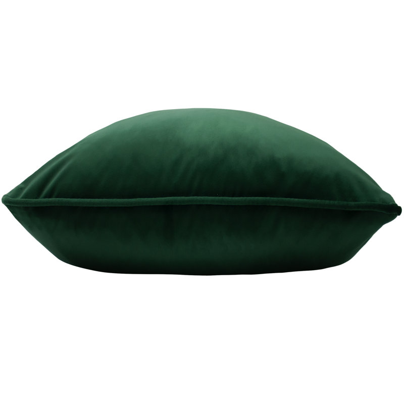 Opulence Square Cushion Cover, Bottle Green