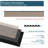 2pc x 106" x 12.6" 3D Acoustic/Sound Proof Wood Slat Wall Panels (2piece/18.55 sq.ft.)-93367433-121847364