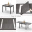 Table de salle à manger extensible pour l'extérieur