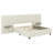 Upholstered Platform Bed with Big Headboard-2131155164