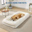 Lit pour chien 64,5 po en chenille 64 po avec 5 positions réglables, fauteuil à billes en mousse à mémoire de forme pour adultes et animaux de compagnie-89410674