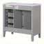 Ensemble de meuble-lavabo moderne avec lavabo et tiroirs-104947412