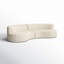 Canapé modulaire d'extérieur courbé de 126 po avec coussins Navila-118588693-118588694
