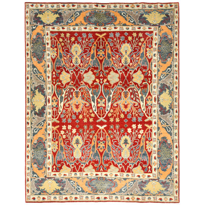 One-of-a-Kind Red Traditional 8X10 Oriental Area Rug