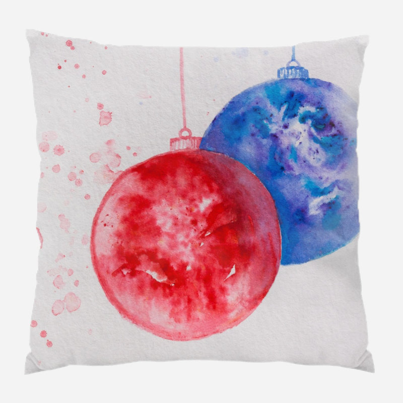 Coussin de noël Oshiro, Microsuède, Intérieur