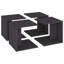 Godehard Floor Shelf Coffee Table with Storage-259067581