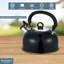 Buckingham Camping Whistling Kettle Stainless Steel with Heat-Resistant Handle 2.5 Litres-1644885390