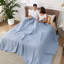 Couvre-lit gaufré en coton et rayonne de bambou 279 g / m² GentleSoft ™-108924536-108924548