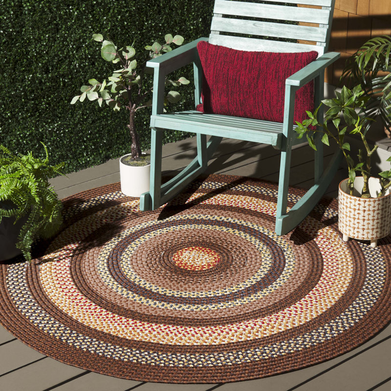 Tapis intérieur / extérieur Ceaira Performance, Rond 5 pi